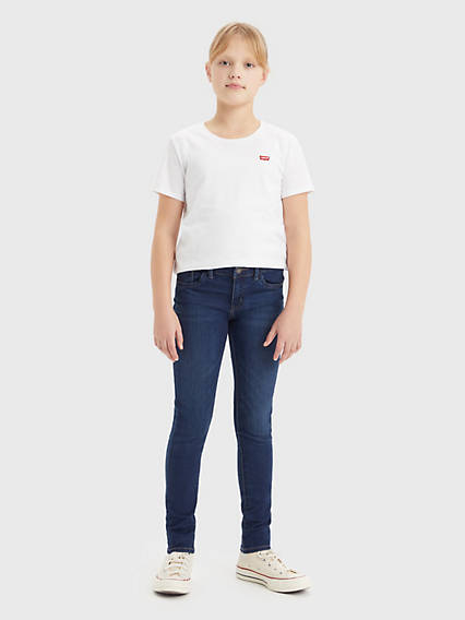 Levi's Teenager 710 Super Skinny Jeans - Femme - Bleu / Complex