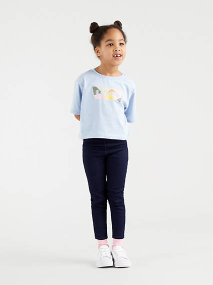 Levi's Kids Pull On Leggings - Femme - Neutral / New Rinse