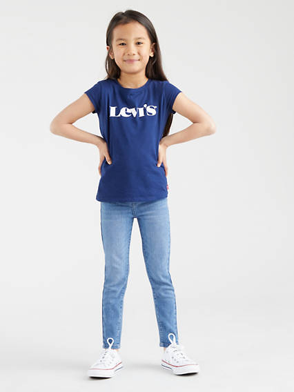 Levi's Kids 710 Super Skinny Jeans - Femme - Bleu / Keira