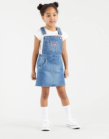 Levi's Kids Woven Jumper Dress - Femme - Bleu / Jumpstart