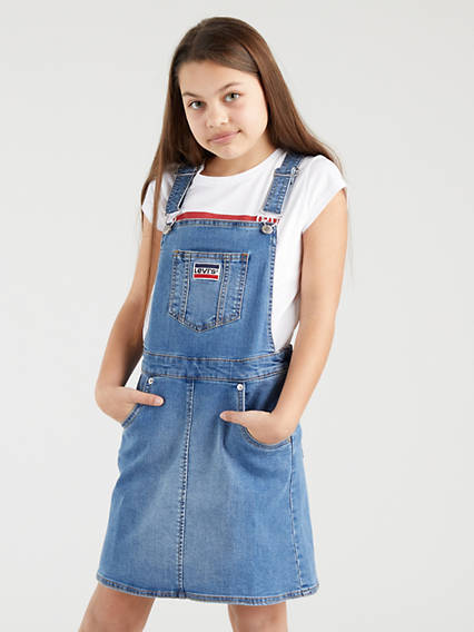 Levi's Teenager Woven Jumper Dress - Femme - Bleu / Jumpstart