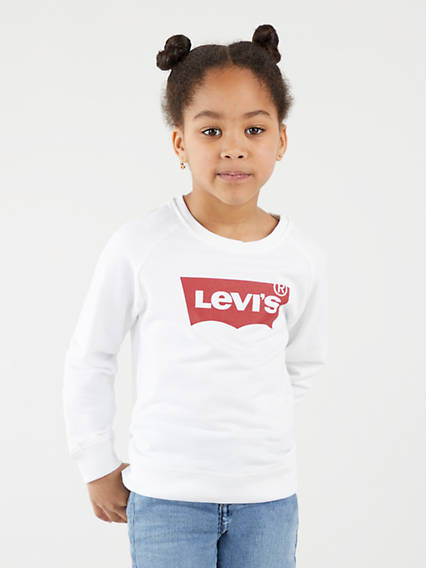 Levi's Kids Key Logo Crew - Femme - Multicolore / Red/White