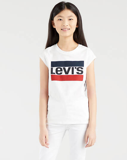 Levi's Teenager Sportswear Logo Tee - Femme - Blanc / White