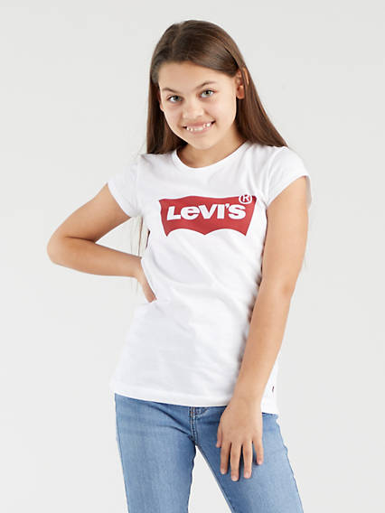 Levi's Teenager Batwing Tee - Femme - Multicolore / Red/White