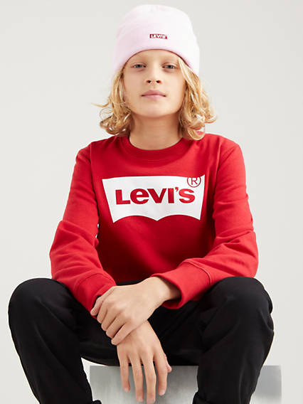Levi's Teenager Batwing Crewneck - Homme - Multicolore / Red/White