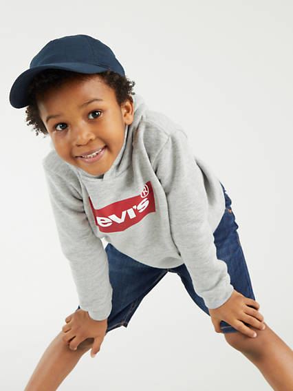 Levi's Kids Batwing Screenprint Hoodie - Homme - Gris / Grey Heather