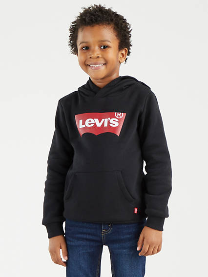 Levi's Kids Batwing Screenprint Hoodie - Homme - Noir / Black