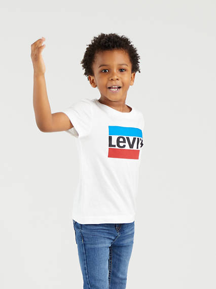 Levi's Kids Sportswear Logo Tee - Homme - Blanc / White