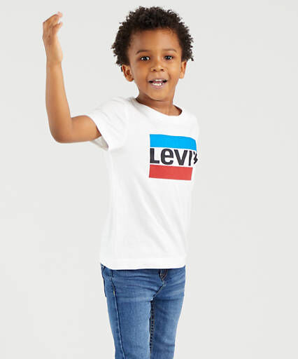 Levi's Kids Sportswear Logo Tee - Homme - Blanc / White