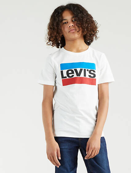 Levi's Teenager Sportswear Logo Tee - Homme - Blanc / White