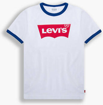 Levi's Kids Batwing Ringer Tee - Homme - Blanc / White