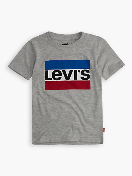 Levi's Kids Sportswear Logo Tee - Homme - Gris / Grey Heather