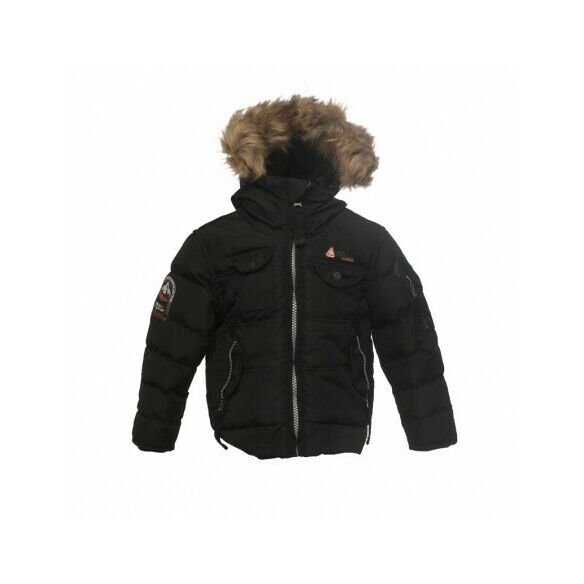 Doudoune enfant Peak Mountain Ecoflik Noir 3 ans Homme