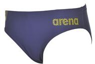 arena μαγιό slipstream brief  - navy-yello