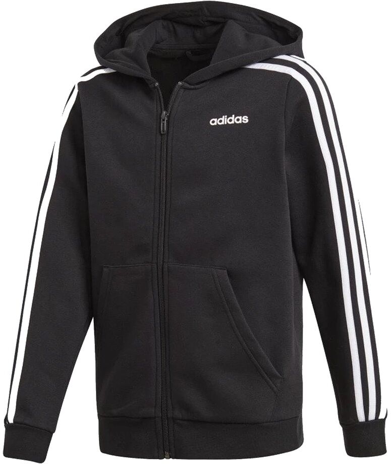 adidas ζακέτα essential 3stripes  hd (παιδικη)  - black-whit