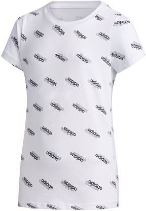 adidas t-shirt favorites  - white-blak