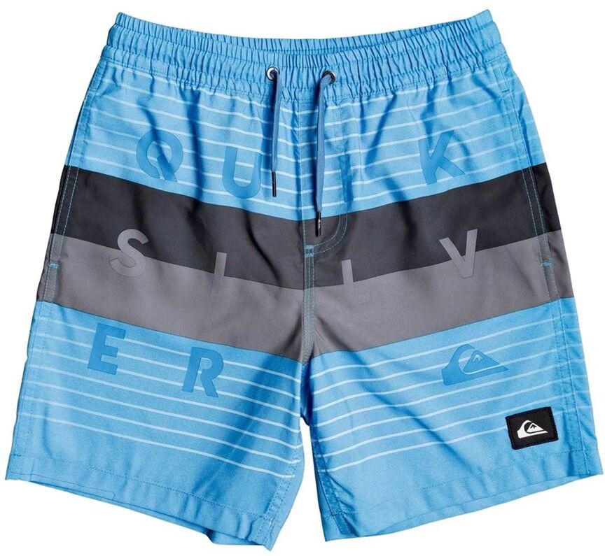 quiksilver μαγιό word block 15"  - cyan-grey