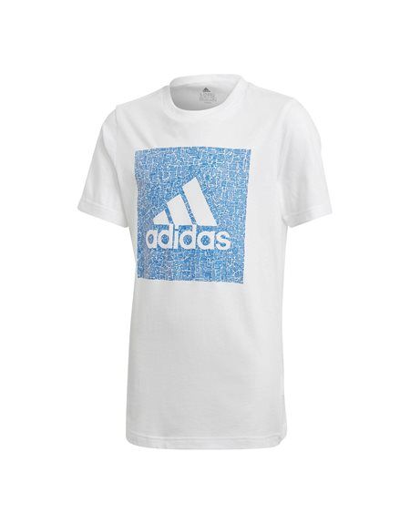 adidas τ-shirt mh bos box  - white-cyan