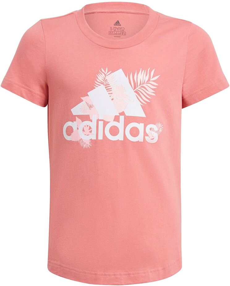 adidas παιδικό t-shirt tropical sports graphic  - salmon