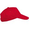 Gyerek sapka K-UP KP041 First Kids - Kids' 5 panel Cap -Egy méret, Red