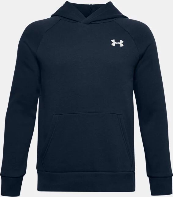 Under Armour Boys' UA Rival Cotton Hoodie Navy Size: (YXS)