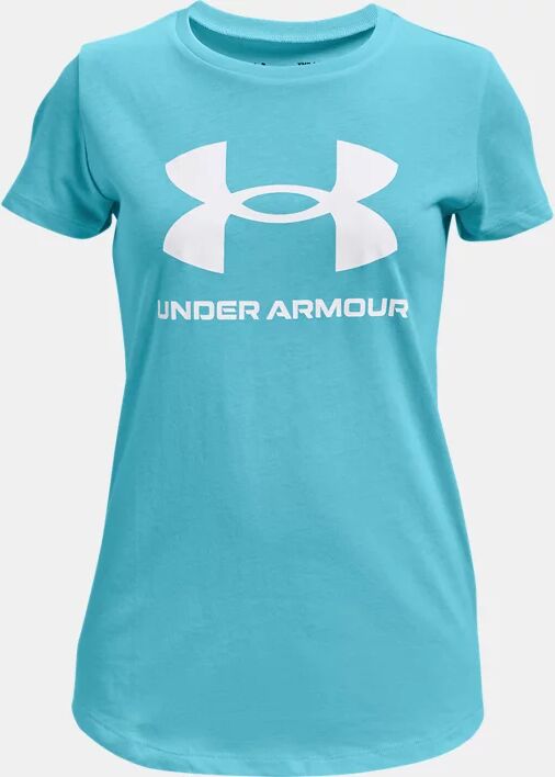 Under Armour Girls' UA Sportstyle Graphic Short Sleeve Blue Size: (YLG)