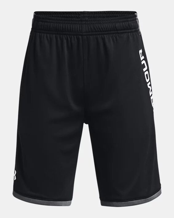 Under Armour Boys' UA Stunt 3.0 Printed Shorts Black Size: (YMD)