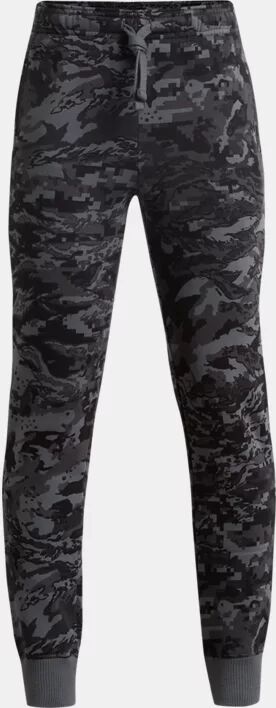 Under Armour Boys' UA Rival Fleece ABC Camo Joggers Gray Size: (YMD)