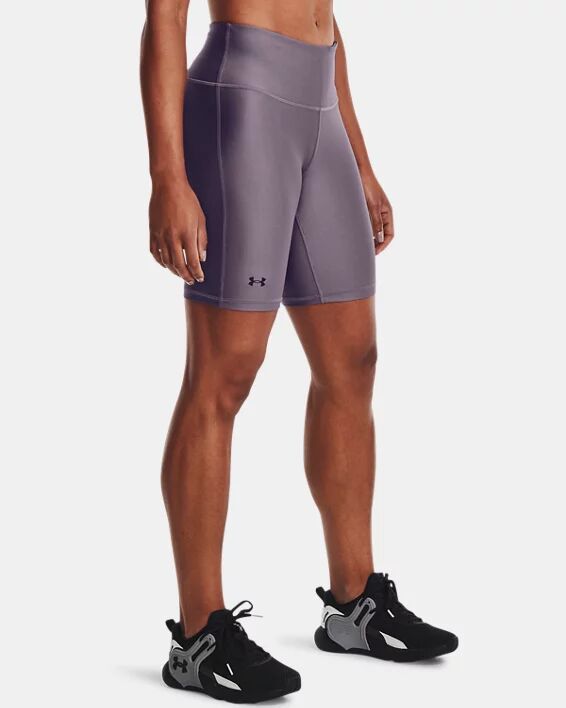 Under Armour Women's HeatGear Armour Bike Shorts Purple Size: (LG)