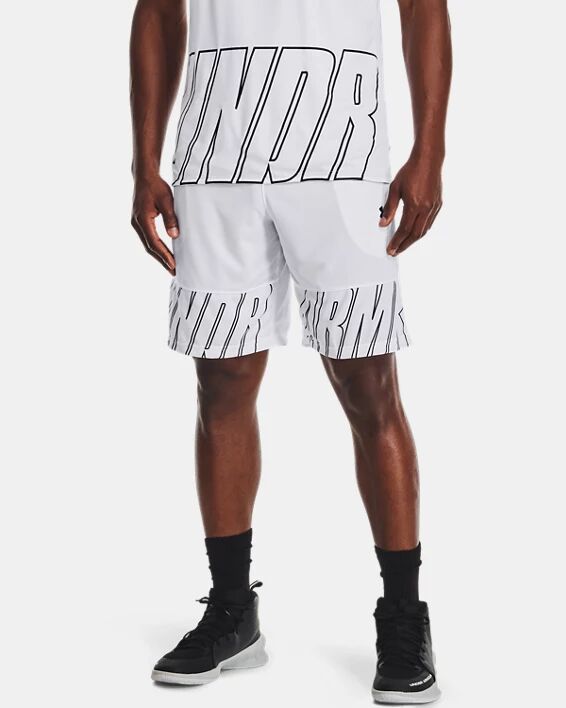 Under Armour Men's UA Baseline Speed 10" Shorts White Size: (XL)