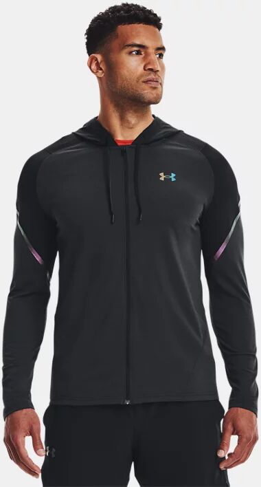 Under Armour Men's UA RUSH™ HeatGear Full-Zip Hoodie Black Size: (LG)