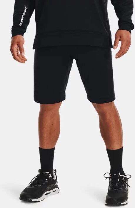 Under Armour Men's UA Armour Terry Shorts Black Size: (LG)