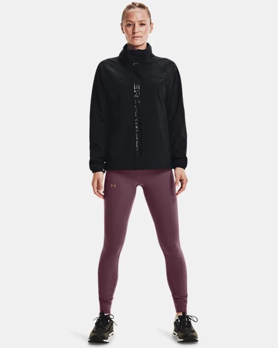 Under Armour Women's UA RUSH™ Woven Full-Zip Jacket Black Size: (LG)