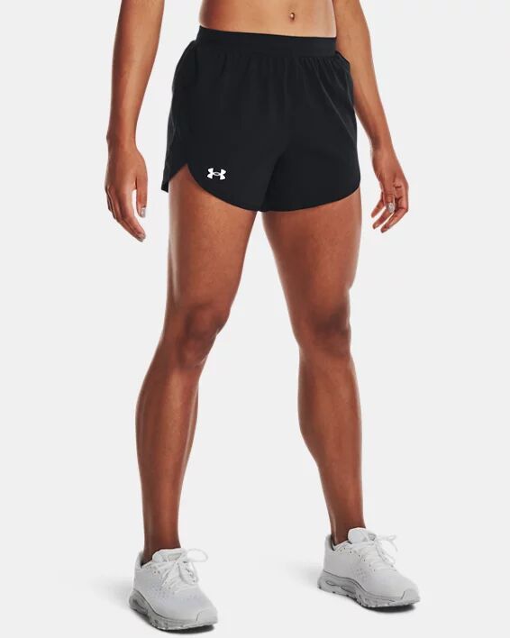 Under Armour Women's UA Fly-By Elite 3'' Shorts Black Size: (LG)