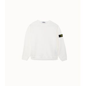 Stone Island felpa girocollo in cotone tinta unita