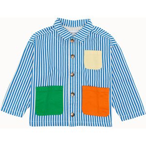 bobo choses giacca in denim stripes