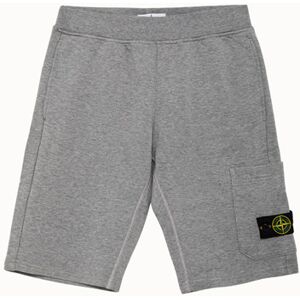 Stone Island shorts in felpa tinta unita