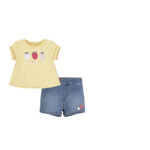 Levi's Set T-Shirt E Pantaloncino Bimbo Art 1ek061 GOLDEN HAZE