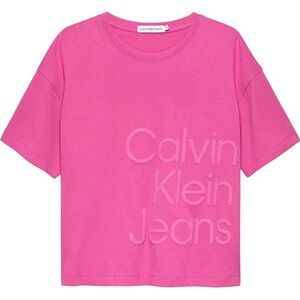 Calvin T-Shirt Bimba Art Ig0ig02346 PINK AMOUR