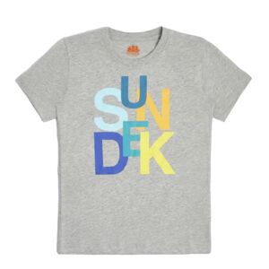 Sundek T-Shirt Ragazzo Art. B155tejs000 P-E 23 Colore Foto Misura A Scelta GREY MELANGE