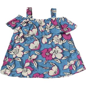 Liu Jo Top Bimba Art Ka3138 Ts868 Colore Foto Misura A Scelta DENIM FLOWERS