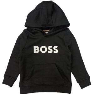 Boss Felpa Con Cappuccio Bimbo Art J25q15 NERO