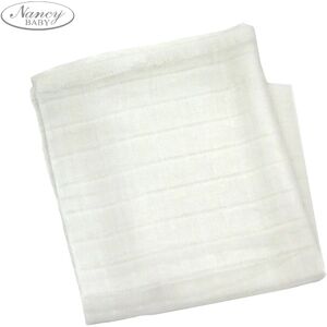 NANCY BABY 3pz Quadrato Garza Art 508 Colore Foto Misura 75x75 BIANCO 75X75