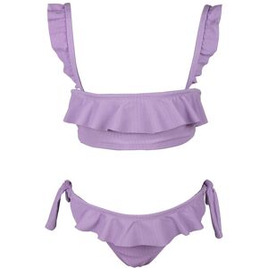 Yes! Do Kid'S Bikini da bambina a costine con volant Bikini bambina Viola taglia 11/12