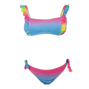 Yes! Do Kid'S Bikini da bambina colorato con volant Bikini bambina Fucsia taglia 09/10