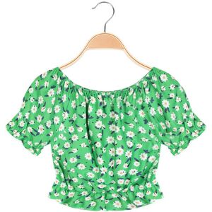 Solada Blusa a fiori da bambina T-Shirt Manica Corta bambina Verde taglia 10