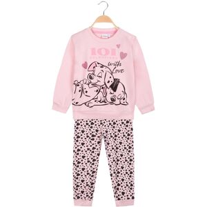 Disney CARICA DEI 101 Pigiama lungo in caldo cotone da neonata Pigiami bambina Rosa taglia 12M