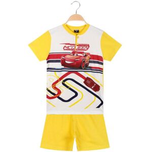 Disney Cars pigiama corto da bambino in cotone Pigiami bambino Giallo taglia 07