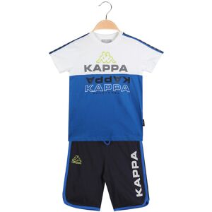 Kappa Completo corto 2 pezzi da bambino con stampa Completi 3-16 Anni bambino Blu taglia 06