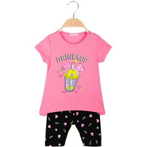 Image Kids Completo corto con pailettes neonata 2 pezzi Completi 0-36 M bambina Rosa taglia 06/09